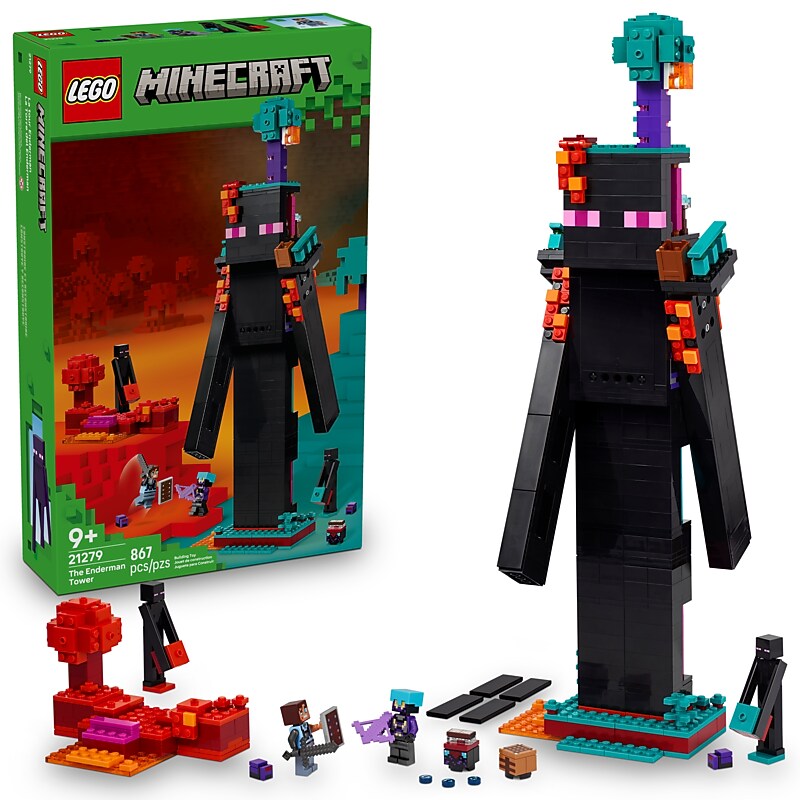 LEGO Minecraft The Enderman Tower, 867 Pieces (21279) image 1