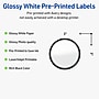 Avery Laser/Inkjet Circle Multipurpose Labels, 3" Dia., White, 60/Pack (S00-DM1)~#|#~397A87F9-2FBF-4E18-A5326F7B90EF6530_sc7