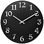 Infinity Instruments Vogue Wall Clock, 12"Dia. (13392BK)~#|#~397C44BF-0A1C-4762-A6BE16C7CB0338B5_sc7