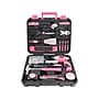 Apollo Tools Household Tool Set, 135-Piece, Pink/Black (DT0774P)~#|#~3984A21C-9BE2-46FA-BFD1FA4D9CD55260_sc7