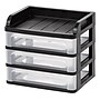 Iris Small 3-Drawer Desktop Storage, Plastic, Black (150163)~#|#~39872F1D-350A-4006-B15418214450A871_sc7