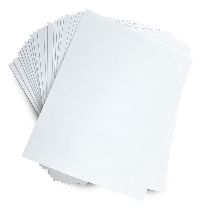 18" x 24" (3/16" thick) White Foam Board Pack of 25 Sheets image 1