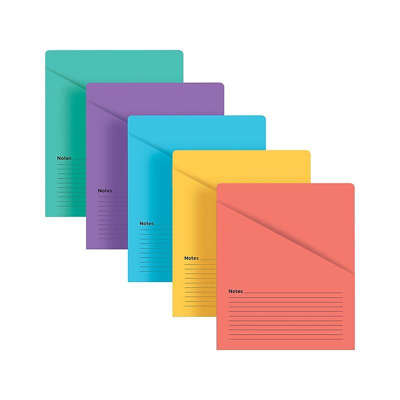 Better Office File Jackets, Letter Size, Assorted Colors, 25/Pack (89225-25PK) image 1