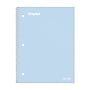Staples 1-Subject Notebook, 8" x 10.5", Wide Ruled, 100 Sheets, Color chosen at random (ST63064C)~#|#~3990595B-7B9A-4569-A401F640C8BF5DD7_sc7