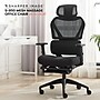Sharper Image S-850 Heated Ergonomic Mesh Swivel Executive Massage Chair, Black (60106-BLK)~#|#~3990BBBE-65CB-417A-A74F495A2C9C696E_sc7