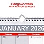 2026 Staples 12" x 17" Monthly Wall Calendar, White/Red/Gay (ST53913-26)~#|#~39913550-AFDE-402E-ADC45C6396A4ED85_sc7