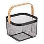 mDesign Steel Organizer, Black/Natural (25702RW)~#|#~3996610D-E91D-408B-8EDF379A370129D5_sc7
