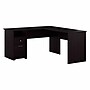 Bush Furniture Cabot 60"W L Shaped Computer Desk with Drawers, Espresso Oak (CAB044EPO)~#|#~3997464E-44CD-4F84-BBFFECA9F875E99B_sc7