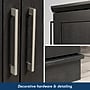 Sauder HomePlus 71"H Storage Armoire with 2 Shelves, Raven Oak (446896)~#|#~39983BA6-4D12-42C0-9CA21AC9771A7330_sc7