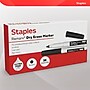 Staples Remarx Dry Erase Marker, Ultra Fine Tip, Black, 36/Pack (ST62956)~#|#~399C4728-BD77-437C-BA6AC3781D2477BD_sc7