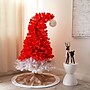 Nearly Natural 5-ft Pre-Lit Artificial Holiday Red Santa’s Hat Christmas Tree with 300 LED Lights and 720 Tips (T4794)~#|#~399CCAB5-24A4-4246-8014CEDD05D55ECD_sc7