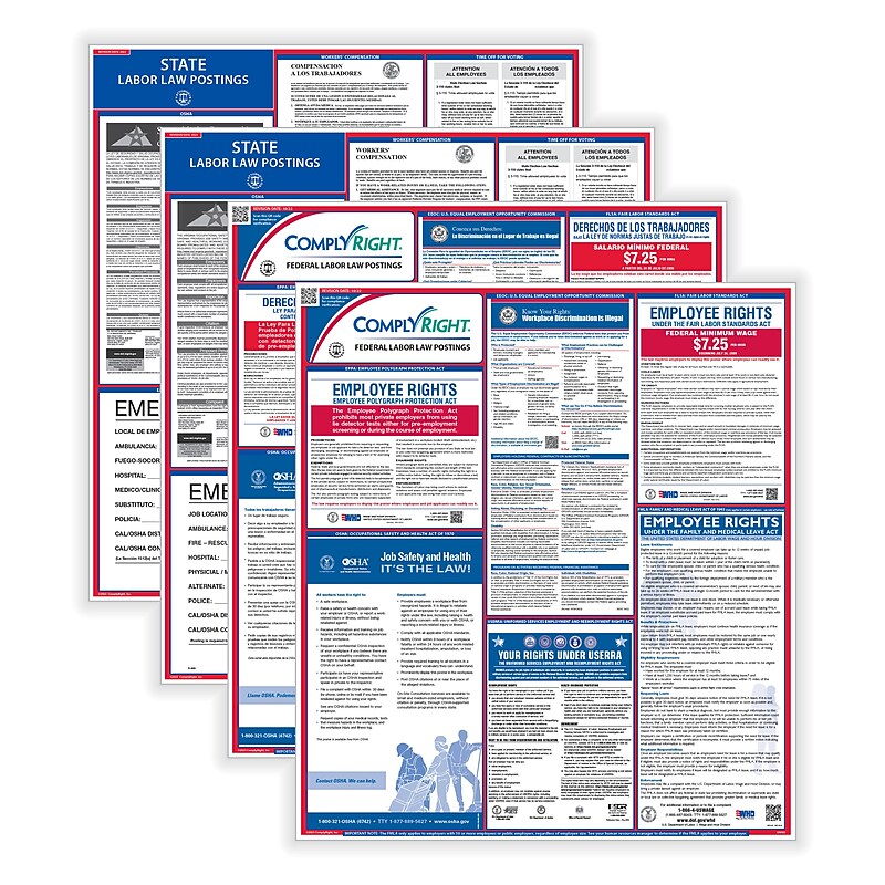ComplyRight Federal and State (Bilingual) Labor Law 1-Year Poster Service, Minnesota (U1200CBAMN) image 1