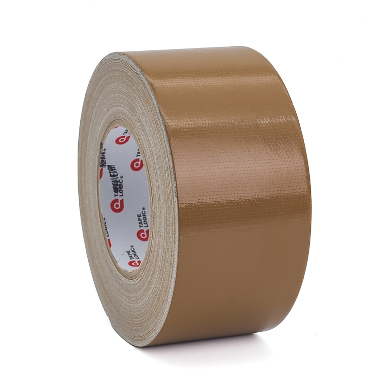 Tape Logic Duct Tape, 2" x 60 yds., Brown, 3/Carton(T987100BR3PK) image 1