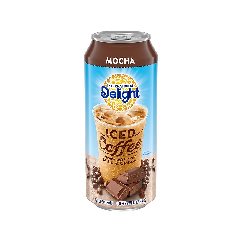 International Delight Iced Mocha Coffee, 15 fl. oz., 12/Carton (745190/177176) image 1