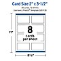 Avery Silver-Plaid Bow Matte Blank Card, White, 80/Pack (S00-FJB)~#|#~39A9B4DA-31AD-4423-A5F64D8A12E8BDB4_sc7