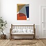 Amanti Art Layered Retro Modern Shapes In Bright Colors by The Creative Bunch Studio Wood Framed Wall Art Print, 31" x 41"~#|#~39ACA411-A4CE-435E-A2CAAE47674EAED0_sc7