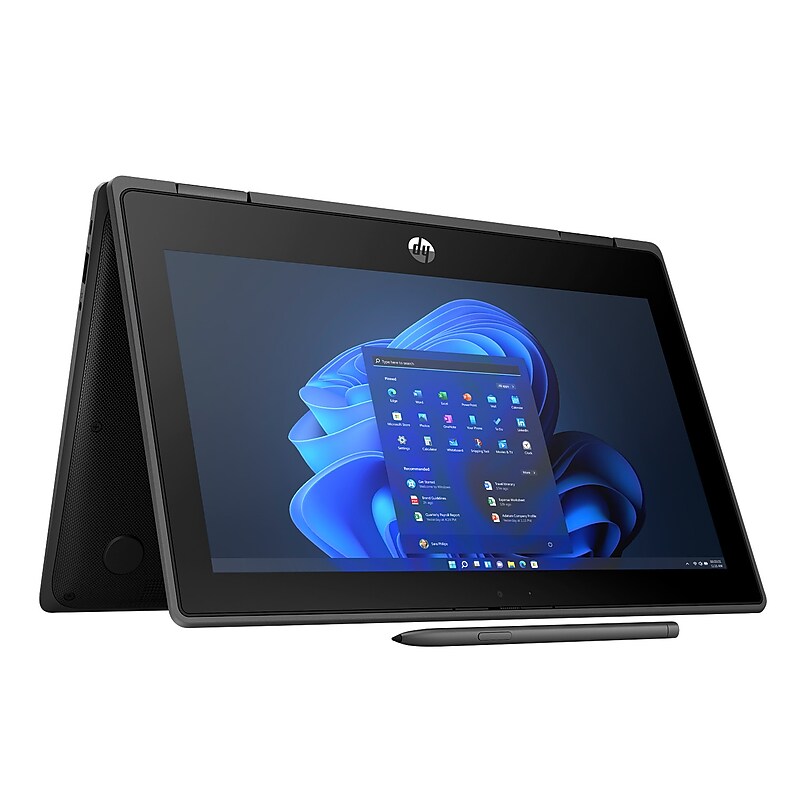 HP Pro x360 Fortis G10 11” LCD 2-in-1 Touchscreen Laptop, Intel Core i5-1230U, 8GB RAM, 256GB SSD, Windows 11 Pro image 1
