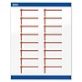 Avery Rectangle Multipurpose Labels, 1" x 2-5/8", White, 160/Pack (19479370587)~#|#~39B64E1C-27B1-4B9B-8634E99DFEA6E0AE_sc7