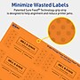 Avery Laser/Inkjet Multipurpose Rectangle Labels, 1.5" x 3.75", Bright Orange, 200/Pack (94205)~#|#~39B94B9C-FD18-4675-A45E902082C50827_sc7