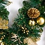 Nearly Natural 9-ft Pre-Lit Artificial Golden Frosted Christmas Garland with 50 Warm White LEDs Pinecones, Berries and Ornaments~#|#~39C123AE-6852-493A-AF7D27D7B4382B6B_sc7