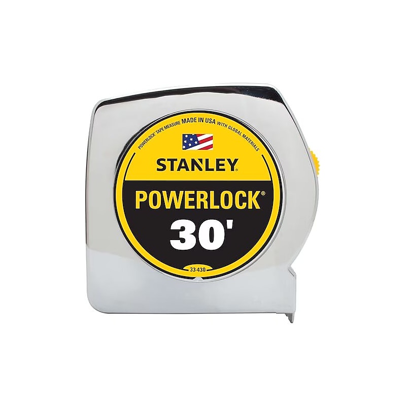 Stanley Powerlock 30 ft. Tape Measure, Mylar Polyester (33-430) image 1