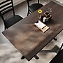 Flash Furniture Bennett Wooden Commercial Indoor Table, 60" x 30", Dark Brown Top/Black Base (GSF3060DBT2222)~#|#~39D058C2-6902-46F6-88C25EB9C2300E1E_sc7