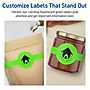 Avery Decorative Edge Multipurpose Labels, 2-3/8" x 8", Neon Green, 120/Pack (94117)~#|#~39D2927C-8550-4DD0-ABE964CD9C7D3D0C_sc7