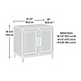 Sauder Tiffin Line 30" Storage Cabinet with 2 Shelves, Raven Oak (433270)~#|#~39D5681C-A1CB-482B-AD64F2280F86034B_sc7