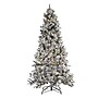 Safavieh 7.5 ft. Pre-Lit Frosted Green Artificial Christmas Tree, 350 Lights (FXP2016A)~#|#~39D768D7-2024-48D0-8C441D3A55855F75_sc7