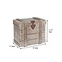 Household Essentials Antiqued Decorative Trunk (HH9539-1)~#|#~39D7BCC3-9B66-4D91-BA35E025BC66A6EC_sc7
