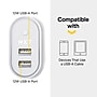 NXT Technologies™ Universal 2 USB Port Phone Charger, White (NX54349)~#|#~39D8BC4E-75B3-4681-99B71623A16D5364_sc7
