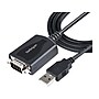 StarTech 3' USB-A to RS-232 Serial Adapter Cable, Male to Male, Black, Prolific Chip, COM Retention (1P3FPC-USB-SERIAL)~#|#~39DAE666-E11E-4AB4-958AD9ADFE76DEDD_sc7