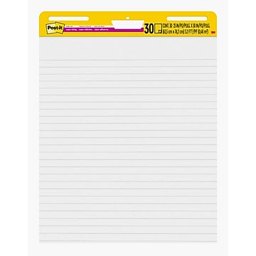 Post-it Super Sticky Easel Pad, 25" X 30", Grid Lined, 30 Sheets/Pad, 2 Pads/Carton (560