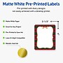 Avery Rectangle Multipurpose Labels, 4" x 3-1/3", White, 40/Pack (19479370506)~#|#~39DFAF86-3E21-4AA4-A7C8F0736962DFEA_sc7