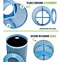 Alpine Industries 4460 Steel Mesh Recycling Bin, 36 Gallon, Blue (ALP4460-01-C)~#|#~39E1630B-FA63-4048-ABF8BF7929EC2F70_sc7