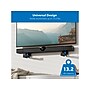 Mount-It! No-Stud Soundbar Wall Mount, Black (MI-SB60)~#|#~39E1C028-EAE5-42DE-9528767237214AFB_sc7