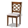Baxton Studio Peter Modern Fabric Dining Chair, Grey/Walnut Brown, 4/Set (171-10951-HiT)~#|#~39E3451B-D180-4BBC-8E7130D8B64C9B2E_sc7