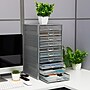 Mind Reader Storage Drawer, 10 Drawers, Metal, Silver (10CABMESH-SIL)~#|#~39E44491-DD49-499F-9D4F26DFAB61371A_sc7