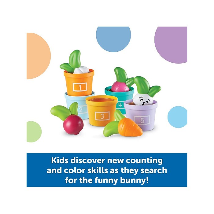 Learning Resources Hide & Seek Vegetable Garden Toy Set (LER3604