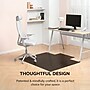 Anji Mountain Standard Bamboo Carpet & Hard Floor Chair Mat with Lip, 55" x 57", Java (AMB24084)~#|#~39EC2F78-B5E9-457B-ACA9301BB7EBA7F0_sc7