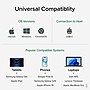 Plugable 3.3' USB-C to USB-C Cable, Black (USBC-240W-1M)~#|#~39ED3FB0-C723-4CD9-A8811447AB836304_sc7