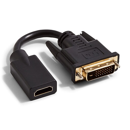 NXT Technologies™ NX50637 0.5' HDMI/DVID Video Adapter, Black Staples