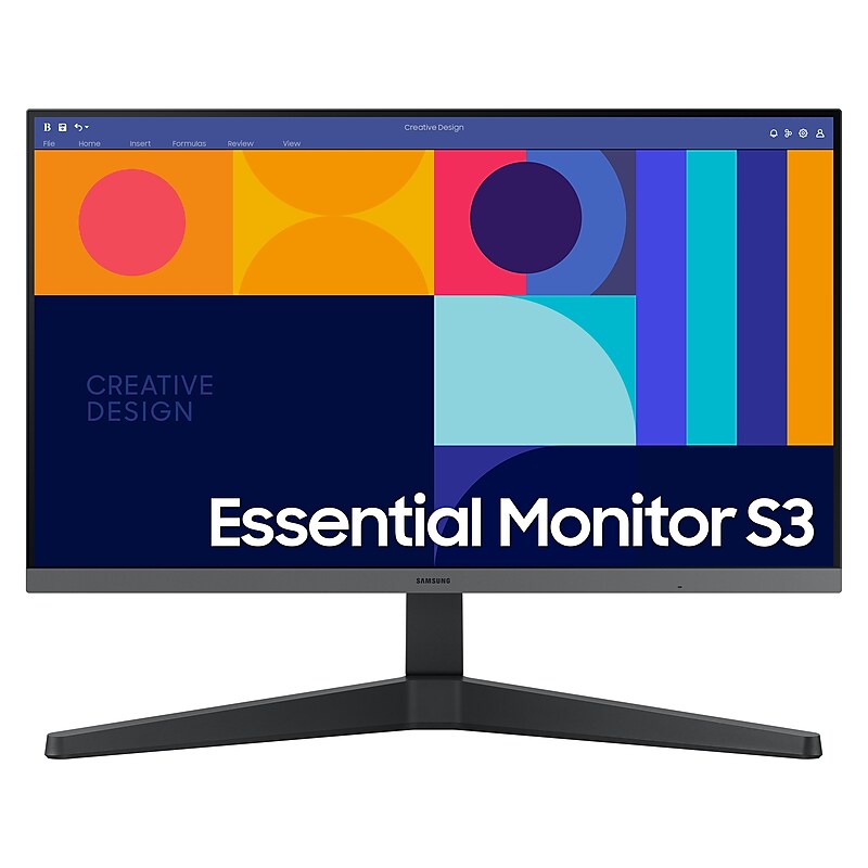Samsung S33GC 27" 100 Hz LCD Business Monitor, Black (S27C332GAN) image 1