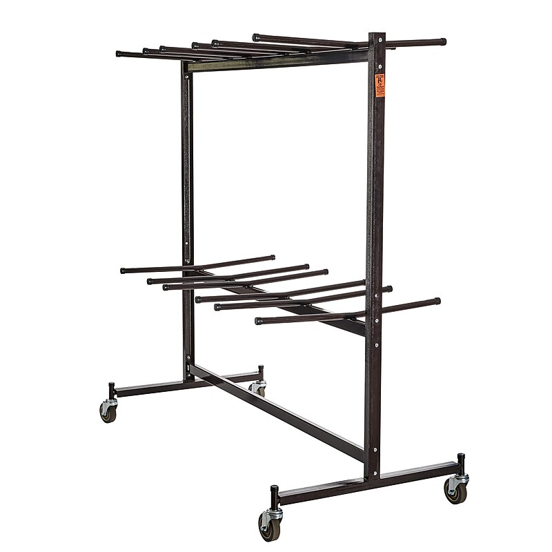 NPS 84 Series Double-Tier Hanging Chair Truck Dolly, Dark Brown (84) image 1