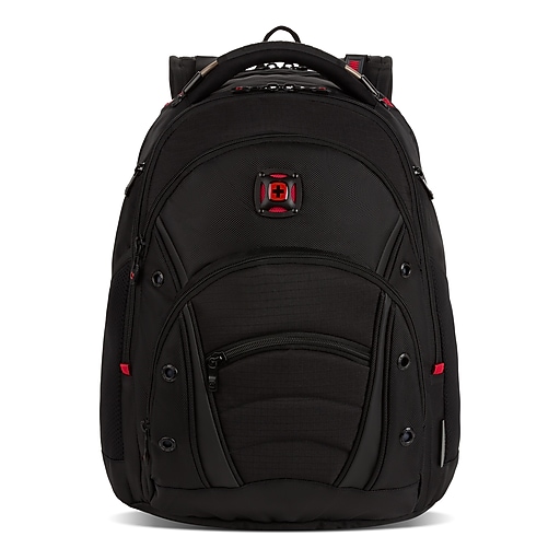 Wenger Synergy Backpack 605074 ブラック 15.6 Wenger Synergy Wheeled 16 inch Laptop Backpack - Black/Gray