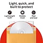 Staples CD Bubble Mailers, Gold Kraft, Peel & Seal, 7.25” x 8” — 12/Pack~#|#~39FA4251-AB6B-4E85-82403D8475E18896_sc7