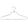 Nahanco 19" Metal Shirt/Dress Hanger, Chrome, 100/Pack (SLD-19)~#|#~3A14B2A9-9DE4-4CF0-B38AC290E447A979_sc7