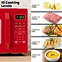 Farberware 1.1 cu. ft. Countertop Microwave, Red (FMO11WEIRD)~#|#~3A163FA1-F695-43FC-A3677CD143B1A525_sc7