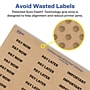 Avery Laser/Inkjet Multipurpose Labels, 1.5" x ", Kraft Brown, 480/Pack (94219)~#|#~3A18E800-25CA-4721-8B4B6FA9A5D9BE30_sc7