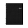 2025 Blue sky 8.5" x 11" Weekly & Monthly Appointment Book, Plastic Cover, Black (150848)~#|#~3A1F4538-C705-4021-93D064B8CFCC7695_sc7